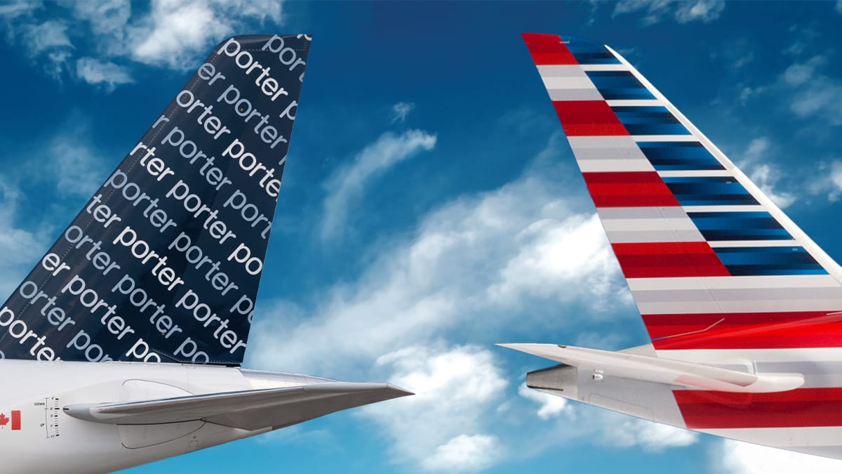 American Airlines and Porter Airlines launch codeshare partnership