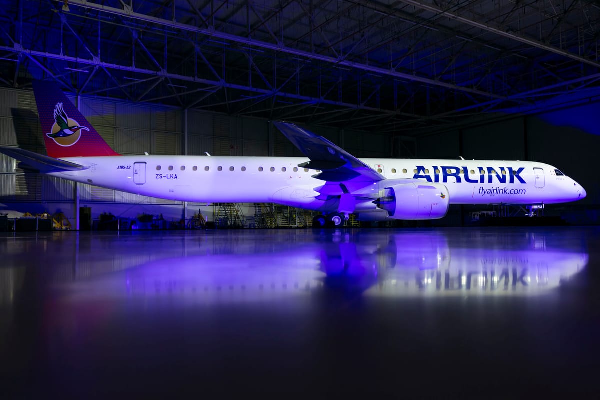 Embraer delivers 20 aircraft in Q3 as Airlink welcomes its first E195-E2