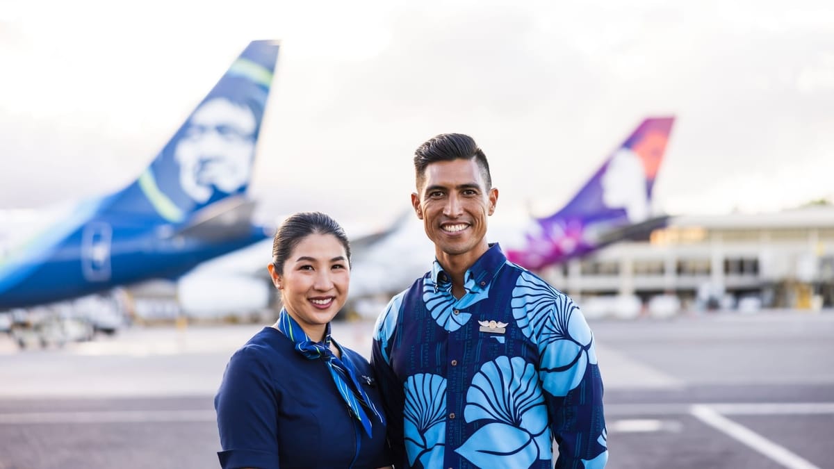 Alaska Airlines and Hawaiian Airlines receive a single operating certificate