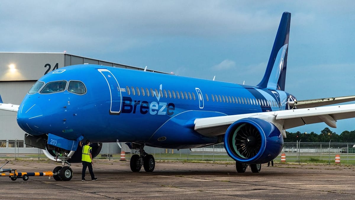 Breeze Airways goes international, departs for its first flights to Mexico