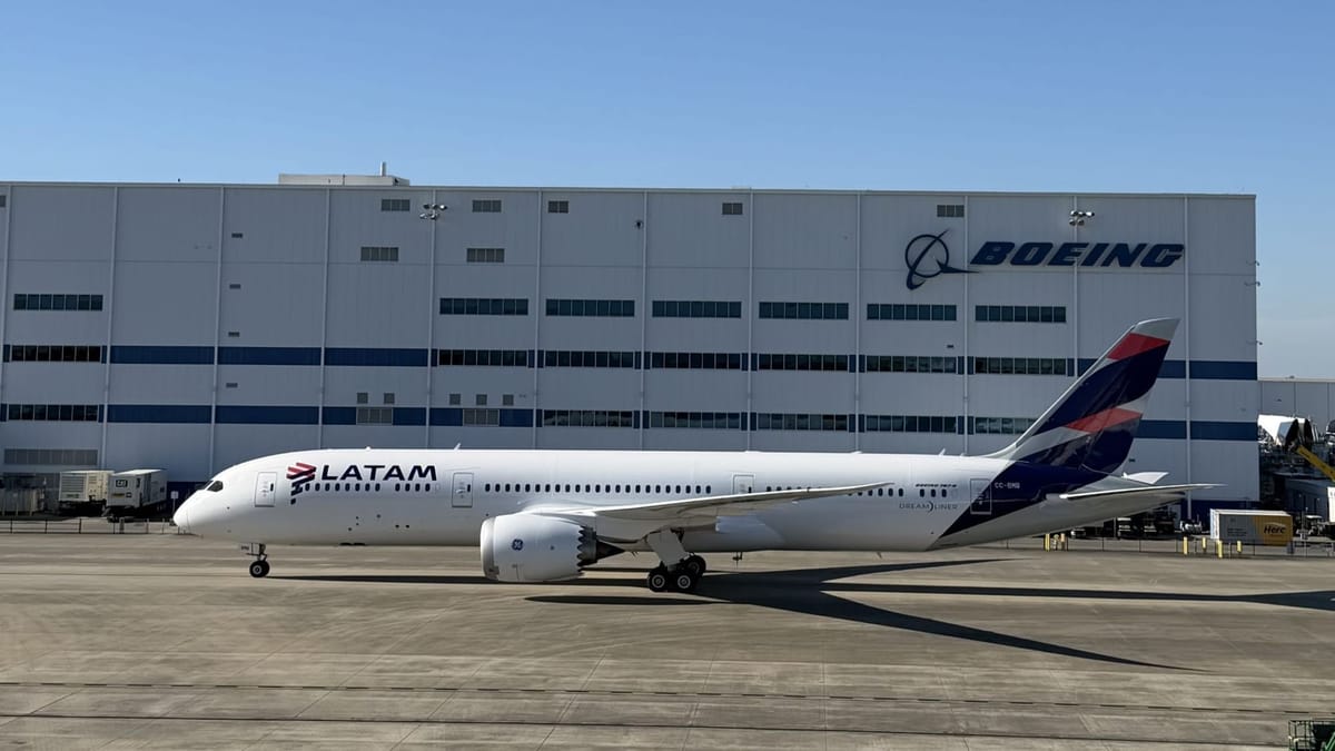 LATAM Airlines takes delivery of GEnx-powered Boeing 787, ending Trent 1000 exclusivity