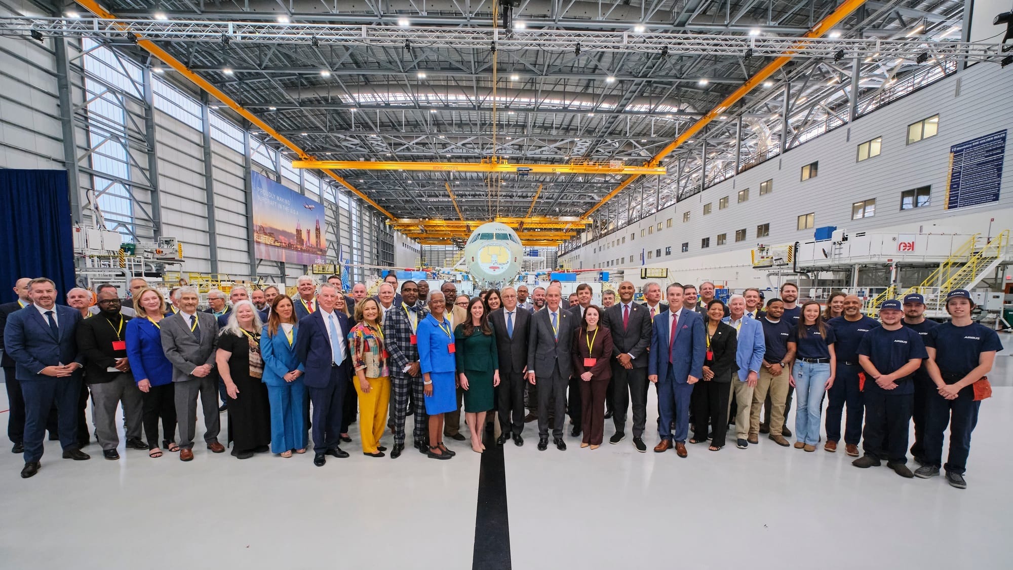 Amid trade tensions, Airbus opens its third assembly line in the US Post image