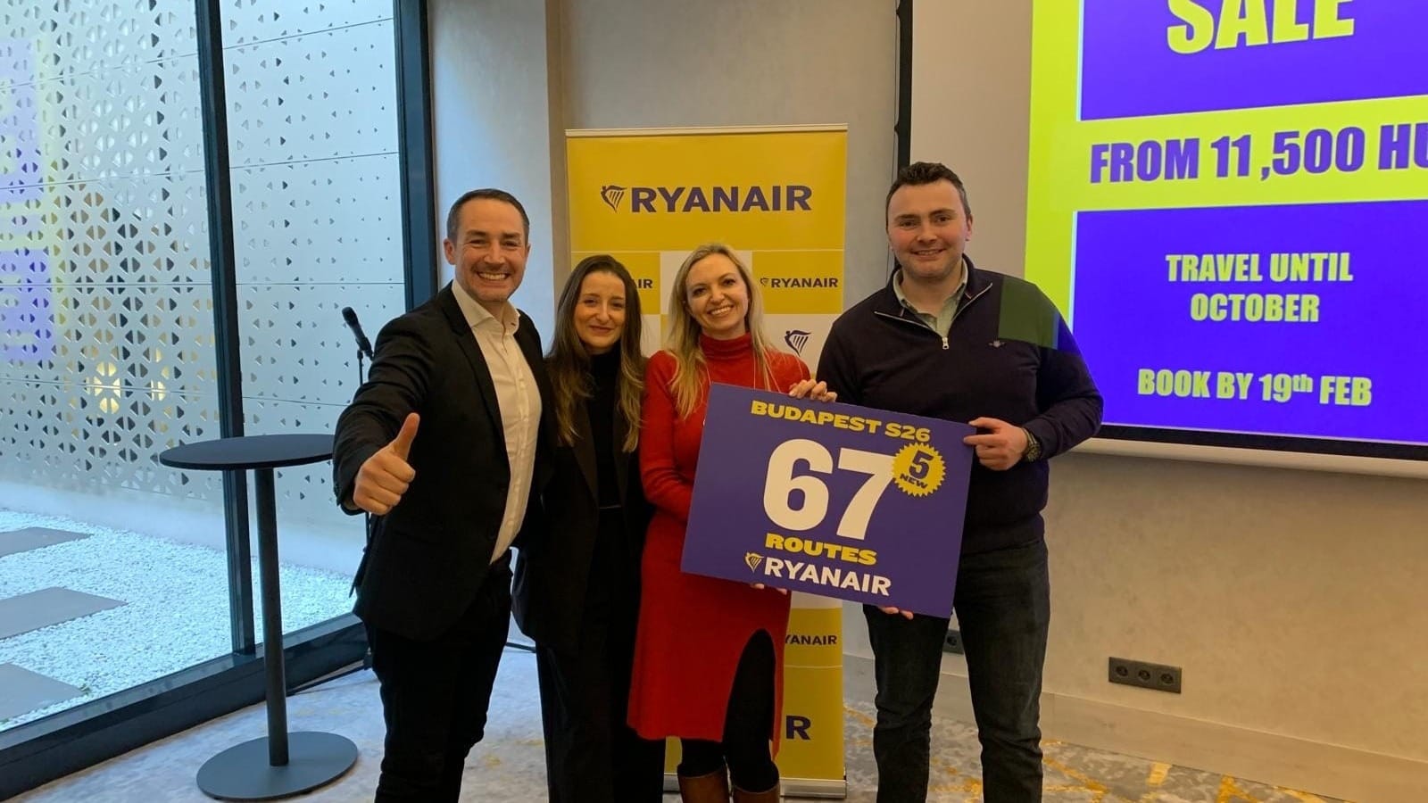 Ryanair continues challenging Wizz Air in Budapest, bases 11th aircraft Post image