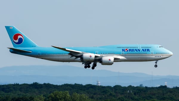 Korean Air to use a Boeing 747-8I to repatriate South Korean nationals detained by ICE