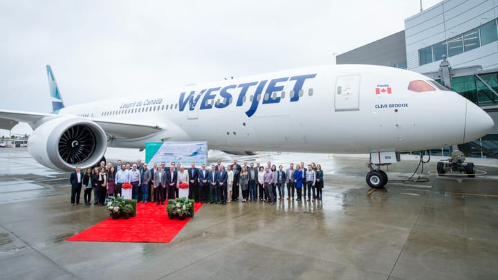 WestJet Orders Up To 85 Boeing 737 MAX 10 And 11 787-9 Aircraft