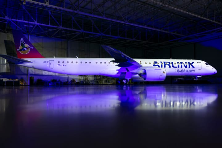 Embraer delivers 20 aircraft in Q3 as Airlink welcomes its first E195-E2