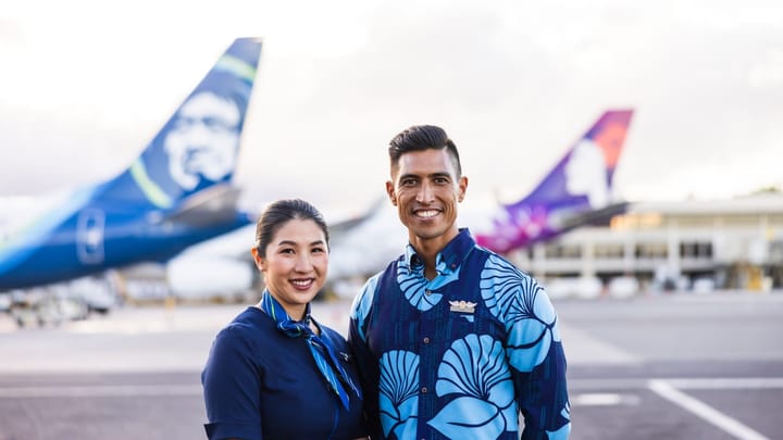 Alaska Airlines and Hawaiian Airlines receive a single operating certificate
