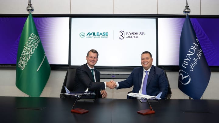 Riyadh Air launches flights to LHR, to lease one Boeing 787-9 from AviLease