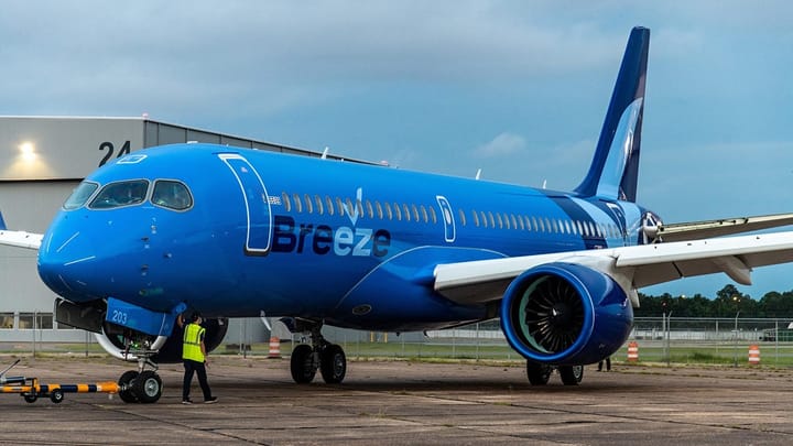 Breeze Airways goes international, departs for its first flights to Mexico