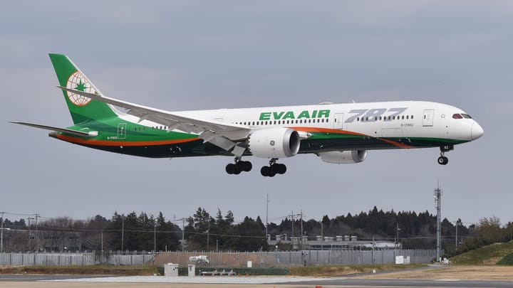 EVA Air plans to launch first direct flights between Taiwan and Washington-Dulles